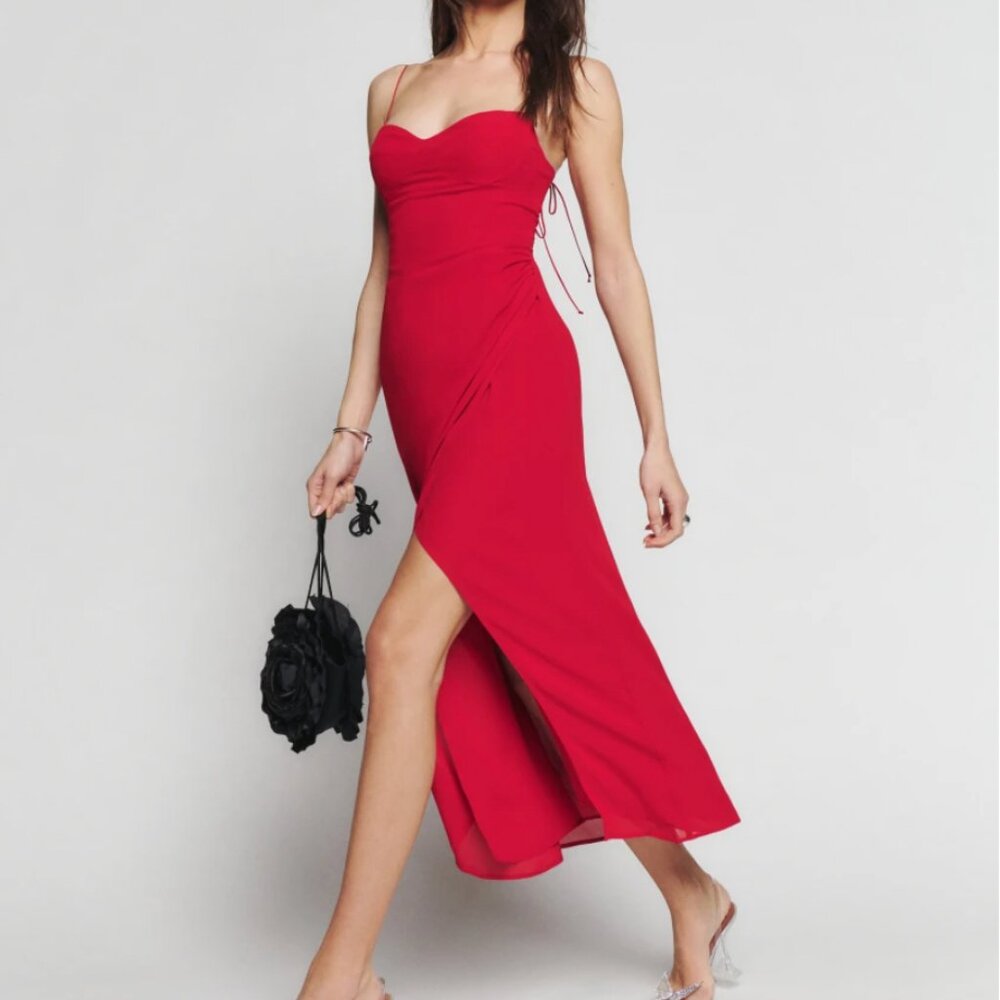 Reformation - Kourtney Dress Cherry